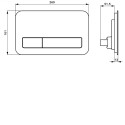 Villeroy & Boch 200G water drainage plate with glass, 922400RB