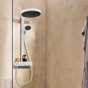 Thermostatic rain shower system HANSGROHE Rainfinity 360 Shower pipes 1jet, 26853700