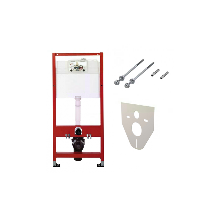 TECEbase (2 in 1) recessed universal toilet (WC) frame set