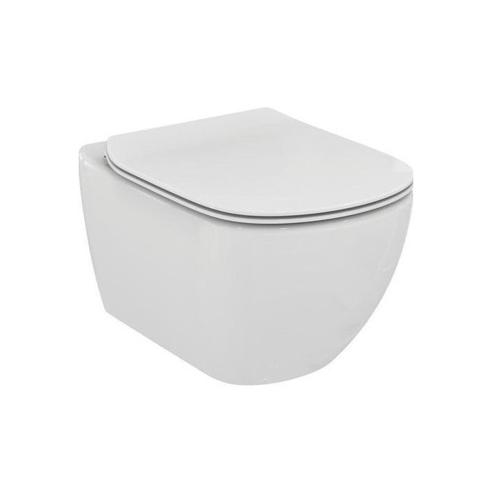 TECE concealed WC frame with black button Now the gasket is sturdy (4 in 1) + IDEAL STANDARD Tesi AquaBlade wall-mounted fixture