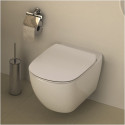 TECE concealed WC frame with black button Now the gasket is sturdy (4 in 1) + IDEAL STANDARD Tesi AquaBlade wall-mounted fixture