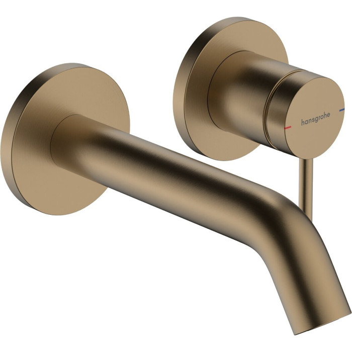 Built-in sink mixer HANSGROHE Tecturis S 165 mm, brushed bronze, 73350140