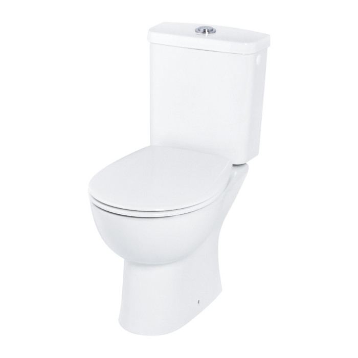 Uzstādāms tualetes pods GROHE Bau Ceramic Rimless ar mīksto aizvēršanas vāku, 39496000