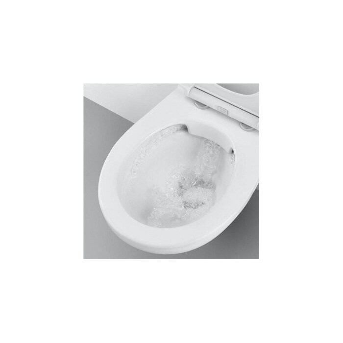 Uzstādāms tualetes pods GROHE Bau Ceramic Rimless ar mīksto aizvēršanas vāku, 39496000