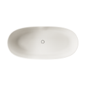 Akmens masas vanna PAA Bella 800 x 1705 mm, balta