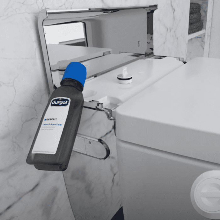 GEBERIT Durgol AquaClean 125 ml līdzeklis viedajiem tualetēm kalku noņemšanai