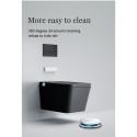 Hanging toilet with bidet function Rimless with seat and cover 800