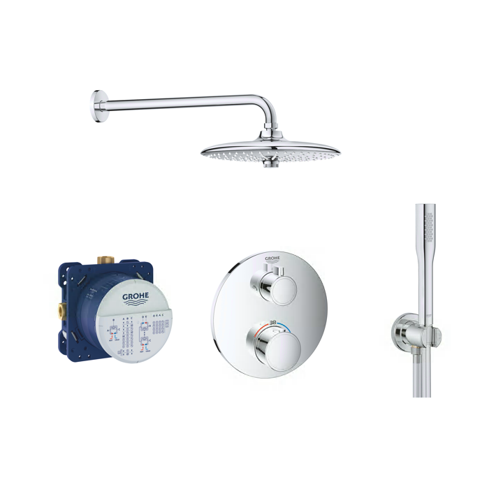Potinkas termostata dušas komplekts GROHE Grohtherm SmartControl SET1