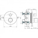 Thermostatic part IDEAL STANDARD CeraTherm, A5814XG