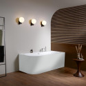 Stūra vanna VILLEROY & BOSH Oberon 2.1 Quaryl 180 x 80 cm, UBQ180OBN9CR00VD01