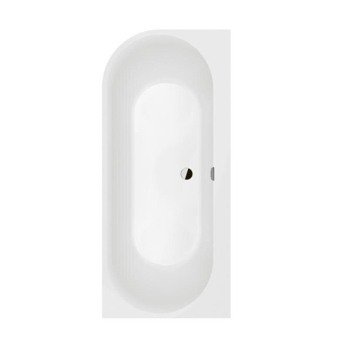 Stūra vanna VILLEROY & BOSH Oberon 2.1 Quaryl 180 x 80 cm, UBQ180OBN9CR00VD01