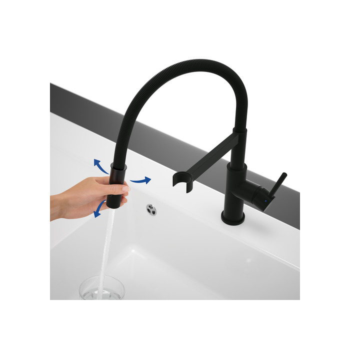 VILLEROY & BOCH Steel Expert Compact Kitchen Mixer, 92730006
