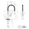 Кухонный смеситель VILLEROY & BOCH Steel Expert Compact, 92730006