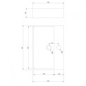 Izlietne OMNIRES Girlianda 60x43 cm