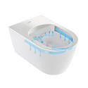 Подвесной унитаз с функцией биде DURAVIT SensoWash D-Neo Compact с крышкой с мягким закрыванием