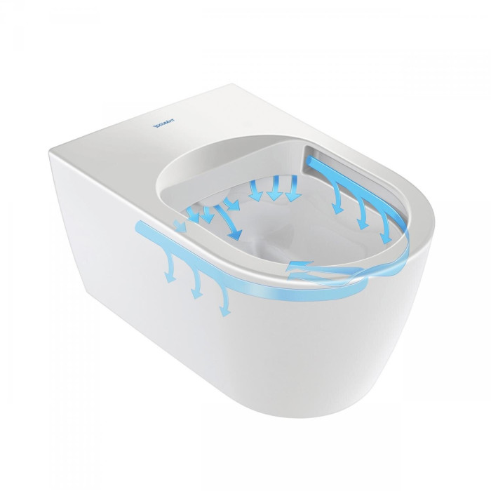 Hanging unit with bidet function DURAVIT SensoWash D-Neo Compact with soft-closing lid