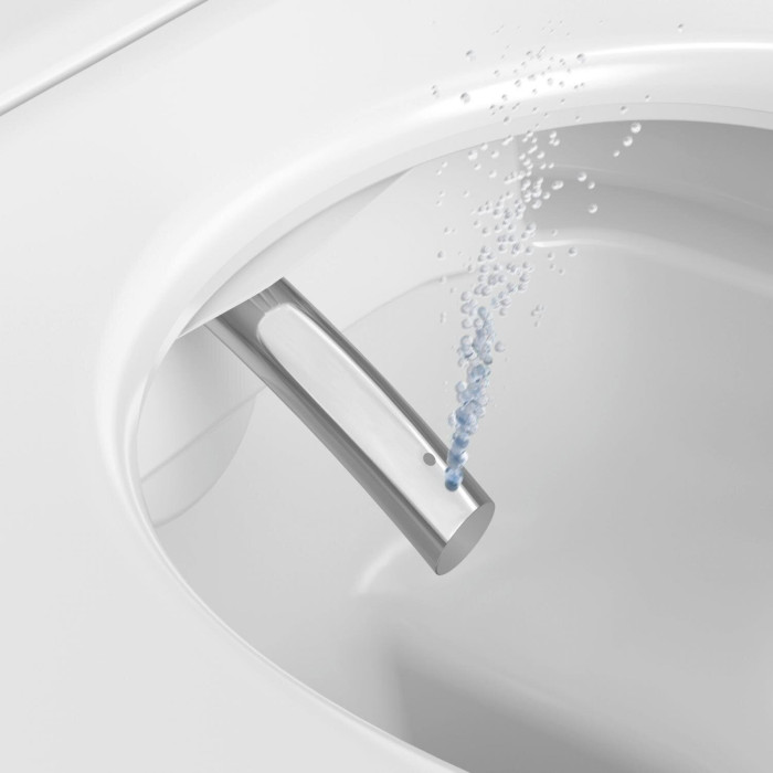 Pakabināms vienība ar bidē funkciju DURAVIT SensoWash D-Neo Compact ar mīksto aizvēršanas vāku