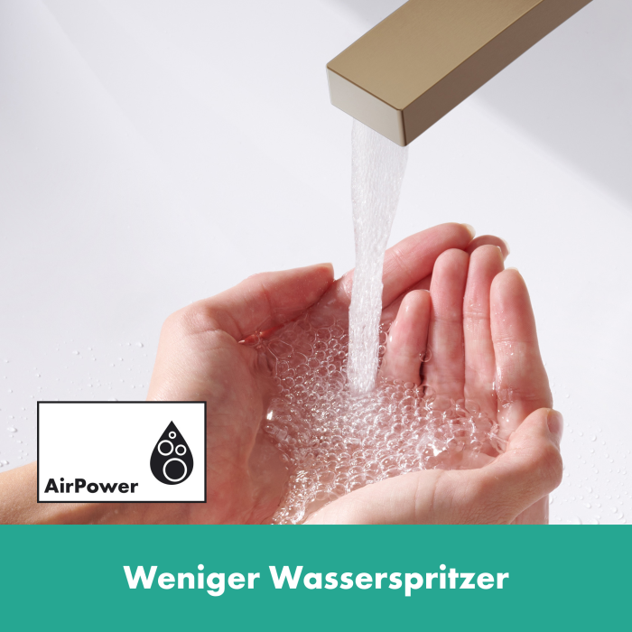 Washbasin mixer with bottom valve HANSGROHE Tecturis E 240, 73070140