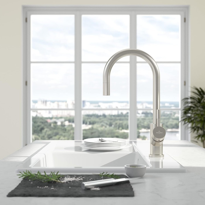Maisītājs izlietnei ar izvelkamu dušas galvu VILLEROY&BOCH Umbrella Flex, 925400LC
