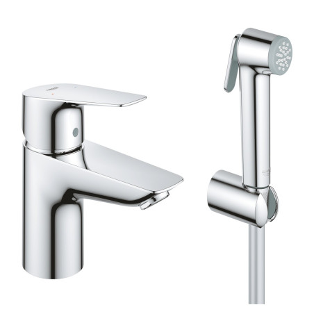 GROHE QuickFix Start Edge basin mixer with bidet shower, 23773001