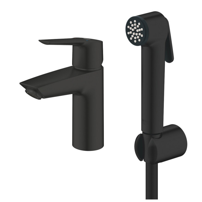 Izlietnes jaucējkrāns ar bidē dušas sistēmu GROHE QuickFix Start SML, 231232433