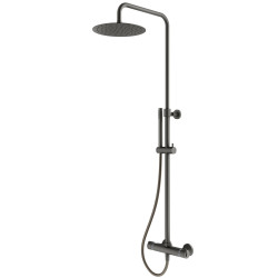 Thermostatic shower system with handheld shower MARINER WLS6302, gun metal