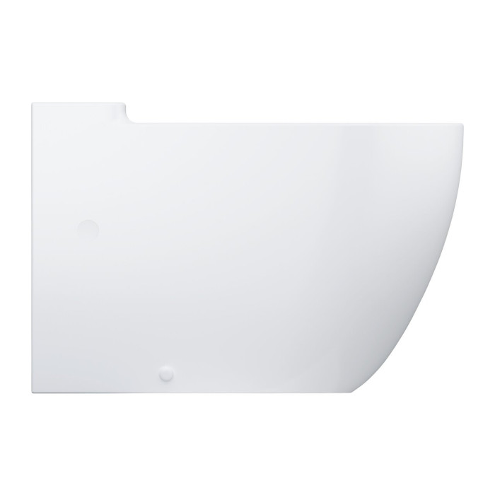 GROHE Bau Ceramic toilet with soft-closing lid, side connection