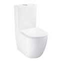 GROHE Bau Ceramic toilet with soft-closing seat, bottom connection