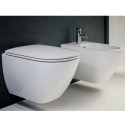 Hanging toilet LAUFEN Lua Advanced Rimless with Slim SoftClose seat and LCC coating