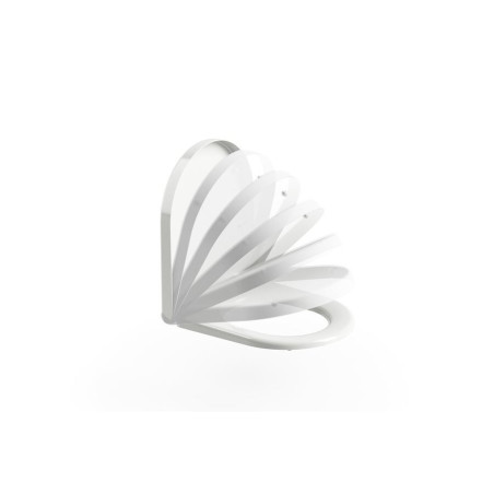 RAVAK Uni Chrome soft-closing toilet seat, X01549