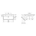 VILLEROY & BOCH Avento sink 1000 x 470 mm