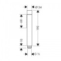 Dušas galva HANSGROHE Axor Starck 2jet, 28532000