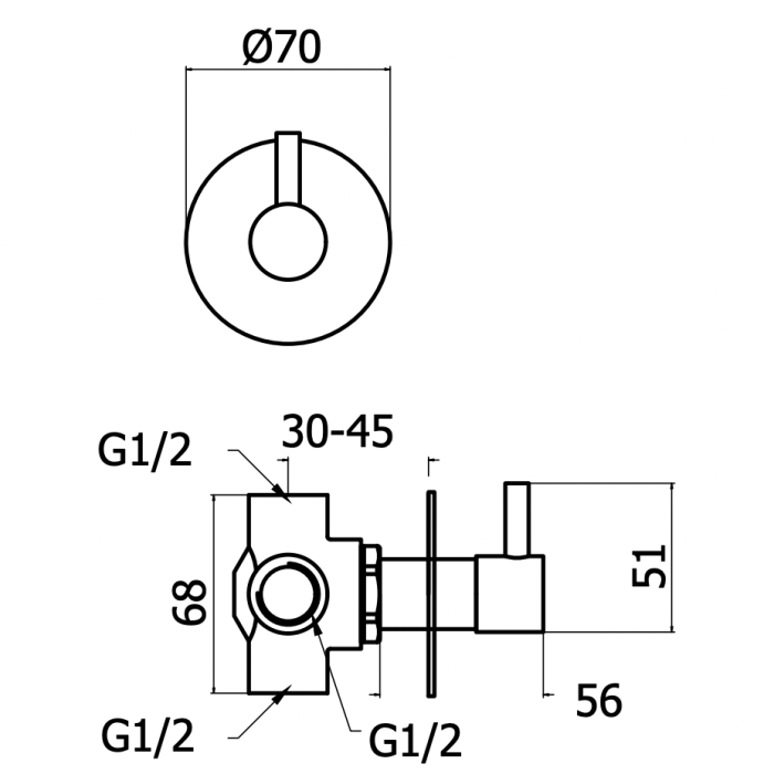 Upper part 3 outputs MARINER Logica SET1 GM