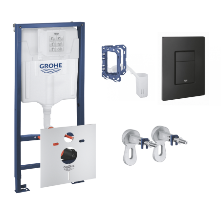 GROHE Rapid SL 5 in 1 Skate Cosmopolitan Phantom black concealed (WC) frame sets