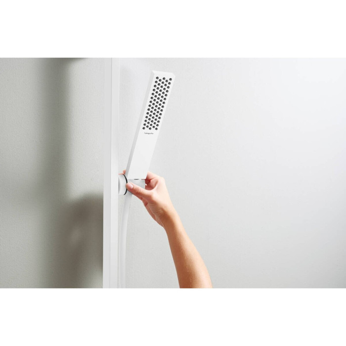 Rokas dušas HANSGROHE Pulsify E 100, 1 izsmidzinātājs EcoSmart+, 24321700