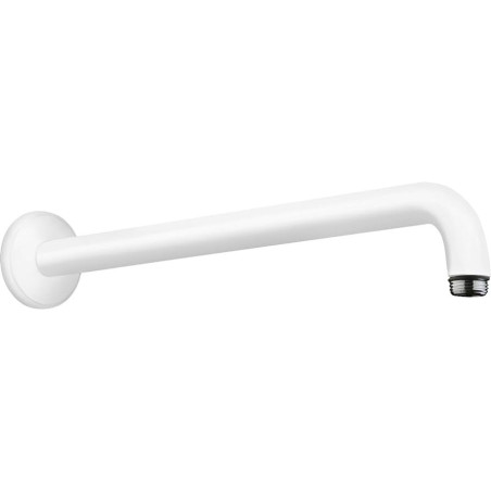 Dušas galvas turētājs no sienas HANSGROHE 38,9 cm, Matt White, 27413700