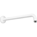 Shower head holder from the wall HANSGROHE 38.9 cm, Matt White, 27413700