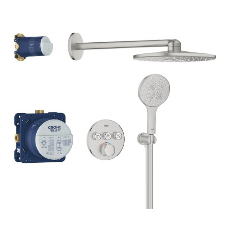 Potinkinis termostats dušas komplektiem GROHE Grohtherm SmartControl Rainshower SmartActive 310, 34863DC0