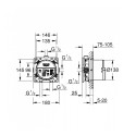 Built-in thermostat for shower sets GROHE Grohtherm SmartControl Rainshower SmartActive 310, 34863DC0