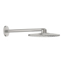Stacionārā dušas galva ar turētāju GROHE Rainshower SmartActive 310 mm 2jet, supersteel, 26475DC0