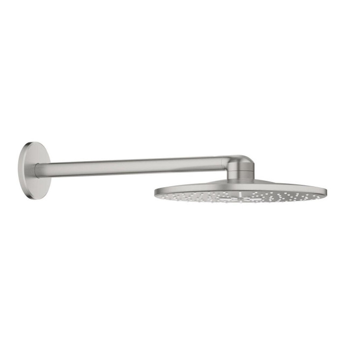 GROHE Rainshower SmartActive 310 mm 2jet stationary shower head with holder, supersteel, 26475DC0