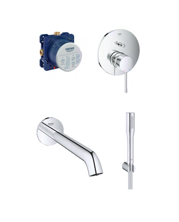Potinkas vannas komplekts GROHE Essence New 221 mm