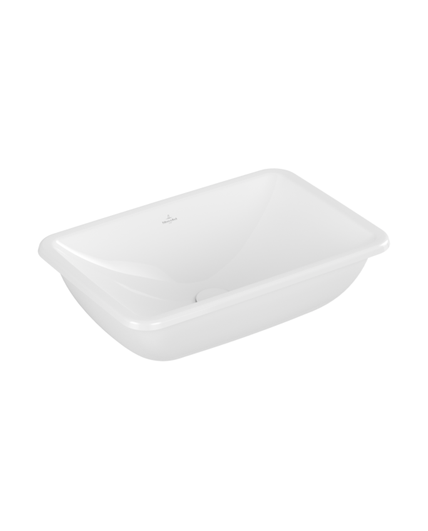 The sink VILLEROY & BOSH Loop & Friends 540 x 340 mm, 4A570101 is installed under the countertop.