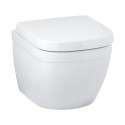 Pakabināms tualetes pods GROHE Euro Ceramic Rimless Compact ar sēdeklīti un mīksto aizvēršanas vāku