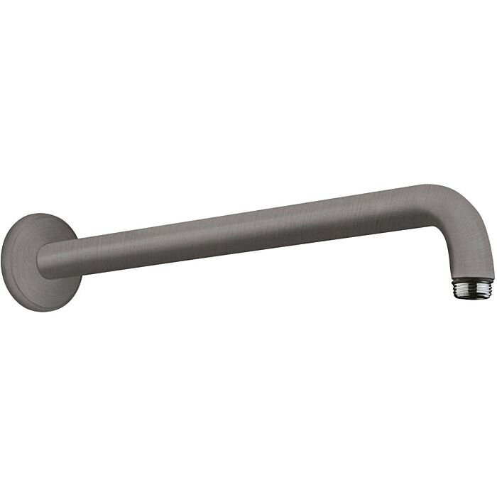 Держатель для душевой головки из стены HANSGROHE 38,9 см, матовый черный хром, 27413340