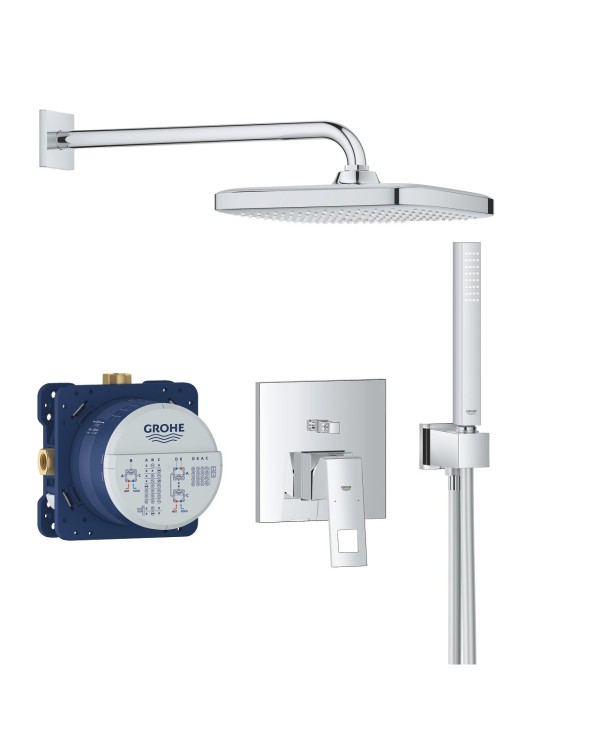 Potinkinā dušas sistēma GROHE Eurocube Tempesta 250 Cube, 25239000