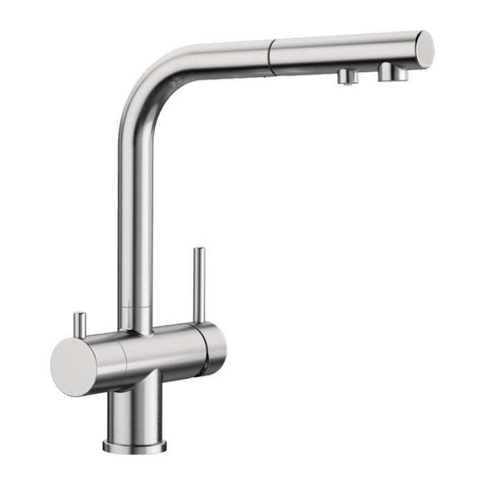 Kitchennis (izlietnes) maisītājs ar izvelkamu šļūteni BLANCO Fontas II, 525199