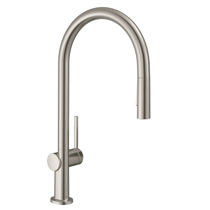 Кухонный смеситель с выдвижным шлангом HANSGROHE Talis M54 210 2jet, 72800800