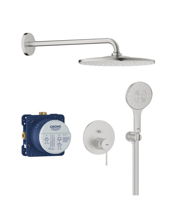 Встраиваемый душевой комплект GROHE Essence Mono 310, суперсталь, 25287DC0