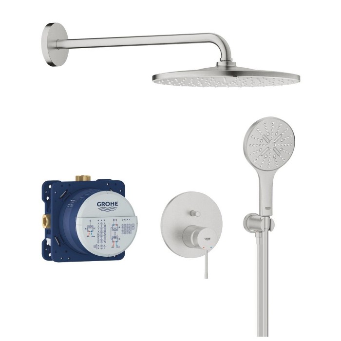 Potinkinis dušas komplekts GROHE Essence Mono 310, supersteel, 25287DC0